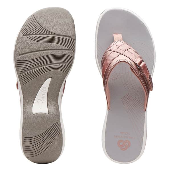 Clarks Breeze Sea Comfort Sandals - Rose Gold