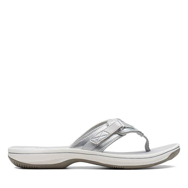 Clarks Breeze Sea Comfort Sandals - Silver