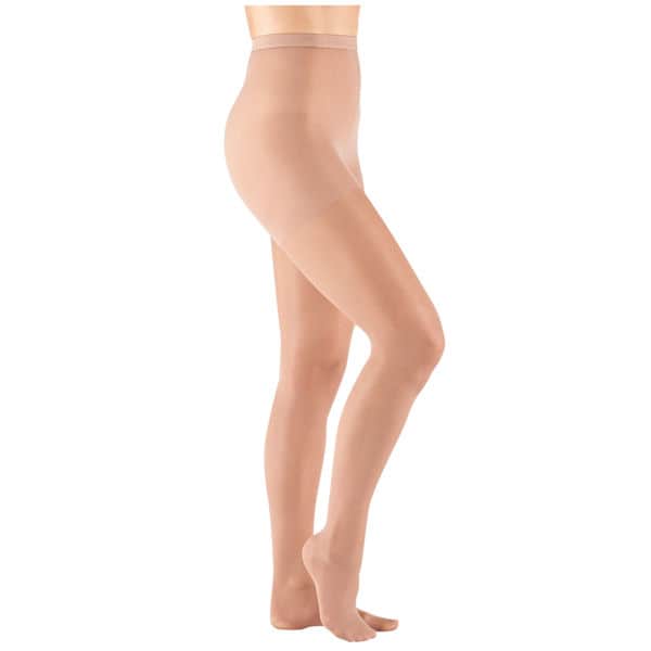 Support Plus Women's Sheer Closed Toe Mild Compression Pantyhose - Size A-E