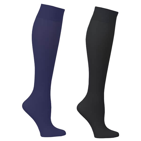 Celeste Stein Wide Calf Moderate Compression Trouser Socks - 2 Pack