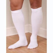 Alternate image Support Plus Men's Cotton Wide Calf Firm Compression Knee High Socks