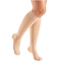 Alternate image Support Plus Women's Opaque Closed Toe Firm Compression Knee High Stockings
