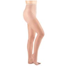 Alternate image Support Plus Women's Sheer Closed Toe Moderate Compression Pantyhose