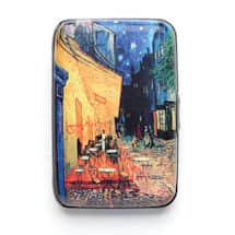 Fine Art Identity Protection RFID Wallet - van Gogh Cafe Terrace