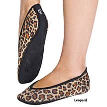 Alternate image Nufoot Neoprene Ballet Flats Non Slip Slippers XL - Set of 3 Pairs - Black, Leopard, Pink Baroque