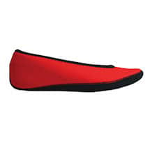 Alternate image Nufoot Women's Ballet Flat Non Slip Slippers - Red