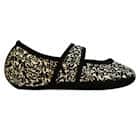 Nufoot Mary Jane Stretch Indoor Non Slip Slippers  - Midnight