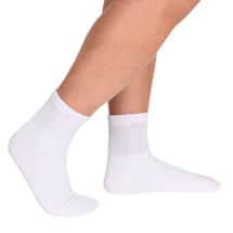Alternate image Unisex Diabetic Health Ankle Length Socks - 3 Pack
