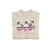Alternate image Women's Chickadee Inspirational T-Shirts or Sweatshirts