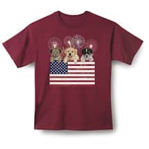 Alternate image Americana Puppies T-Shirts or Sweatshirts