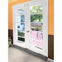 Alternate image Home District French Door Draft Dodger - Weighted Door and Window Breeze Guard, Noise Blocker, Bug Stopper