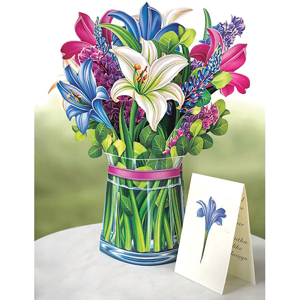 Product image for Lilies & Lupines Greeting Card