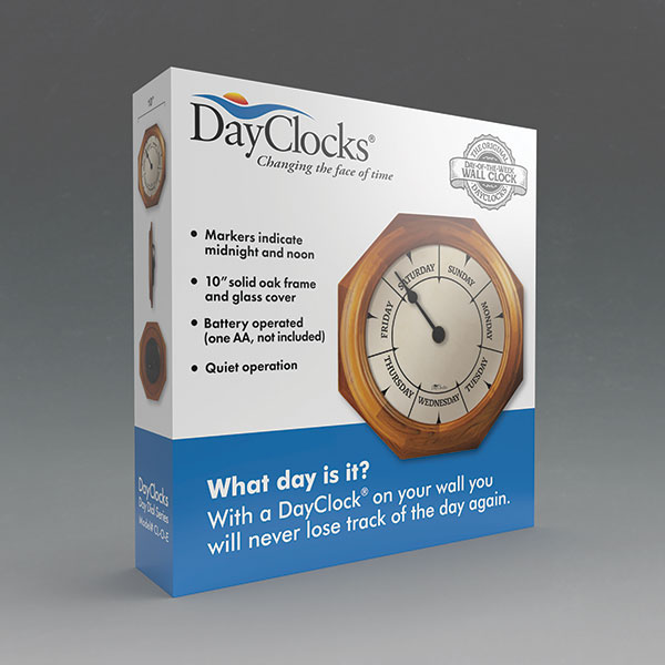 Keep Track Of Days, Not Time Clock - Oak