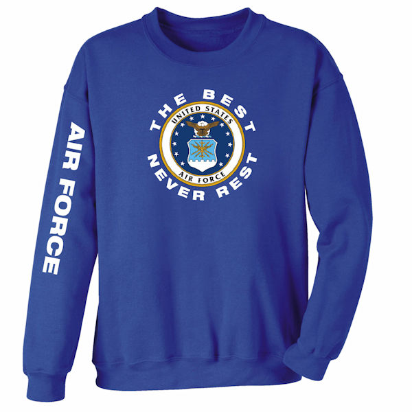 Product image for The Best Never Rest Military Long Sleeve T-Shirts or Sweatshirts
