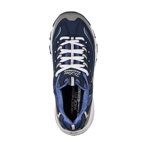 Product image for Skechers D'Lite Lace Up Sneaker - Navy