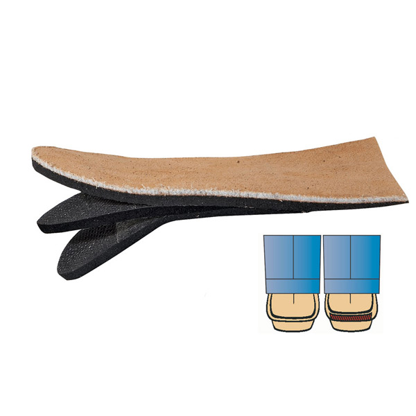 Product image for Pedifix Adjustable Heel Lift Shoe Insert 