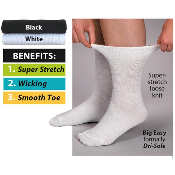 Product image for Wigwam® Big Easy Unisex Theraputic Crew Socks