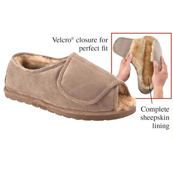 womens velcro closure slippers