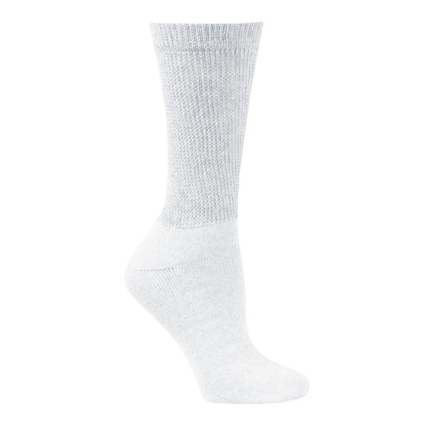 Product image for Unisex Wide Calf Diabetic Crew Socks - 3 pack