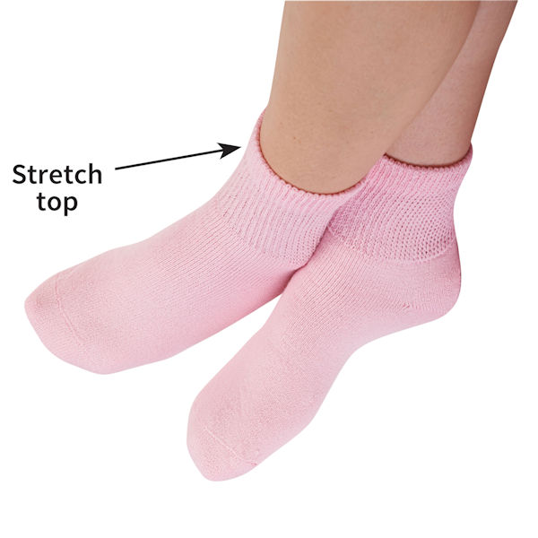 Product image for Women's Diabetic Quarter Crew Socks - 2 pack