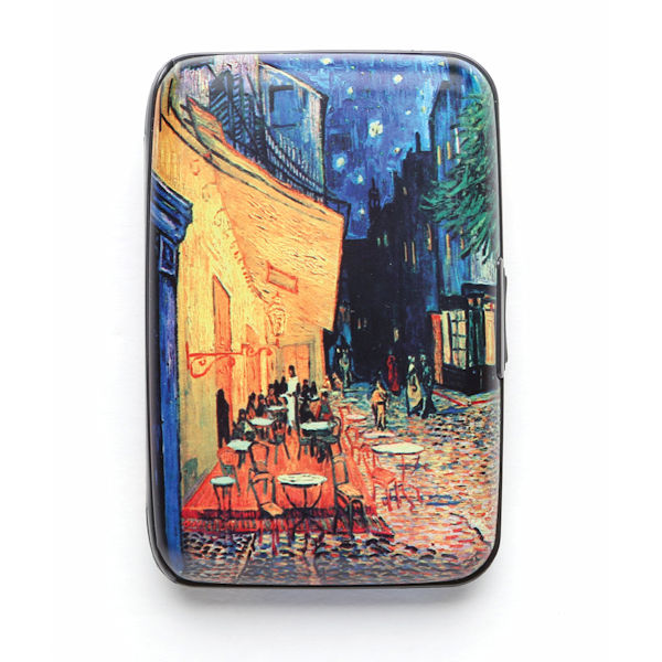 Fine Art Identity Protection RFID Wallet - van Gogh Cafe Terrace