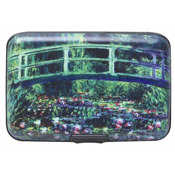 Product image for Fine Art Identity Protection RFID Wallet - Monet Water Lilies