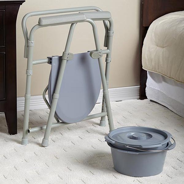 Product image for Folding Steel Commode