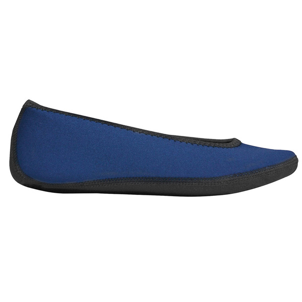 Product image for Nufoot Women's Ballet Flat Non Slip Slippers - Navy