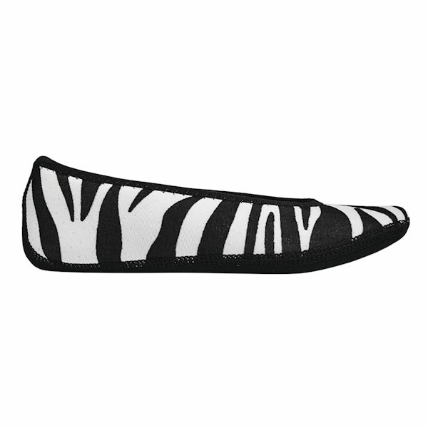 Product image for Nufoot Women's Ballet Flat with Non-Slip Soles - Zebra