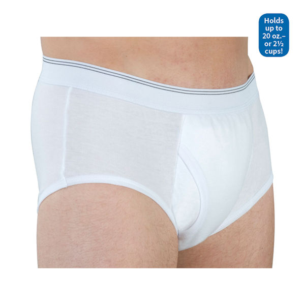 Product image for Wearever Men's Washable Maximum Protection Incontinence Brief