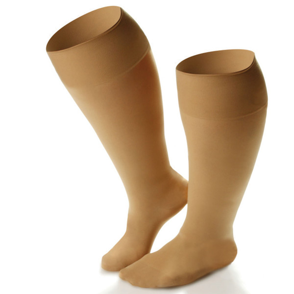 Dr Comfort&reg; Wide Calf Moderate Support Knee High Stockings - Women's Extra Roomy