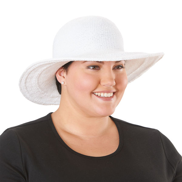 UPF 50+ Packable Wide Brim Crochet Sun Hat
