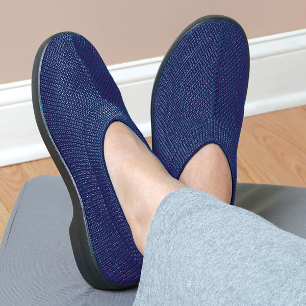 Product image for Spring Step Tender Stretch Knit Slip On Shoes - Blue