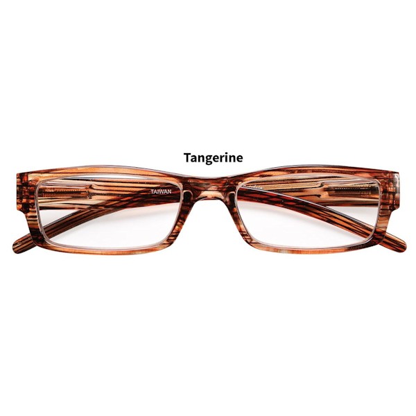 Wood Grain Reading Glasses with Spring Hinges and Chamois Case