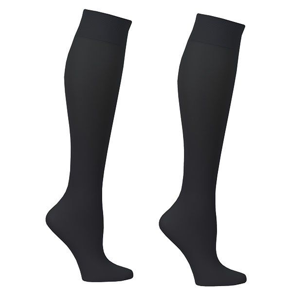 Product image for Celeste Stein Women's Opaque Closed Toe Firm Compression Trouser Socks - 2 Pack