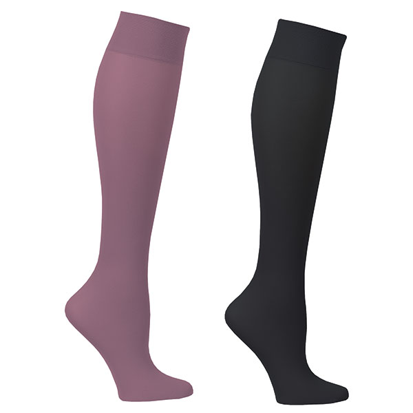 Celeste Stein Wide Calf Mild Compression Trouser Socks - 2 Pack