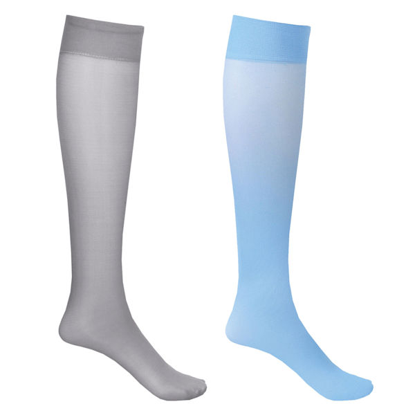 Product image for Celeste Stein Opaque Closed Toe Wide Calf Moderate Compression Trouser Socks - 2 Pack