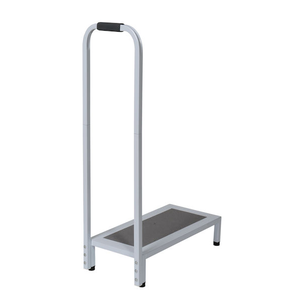 Product image for Bath and Shower Step Stool with Handle - Supports up to 500 lbs.