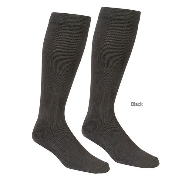 Product image for Support Plus Coolmax Unisex Mild Compression Opaque Knee High Socks