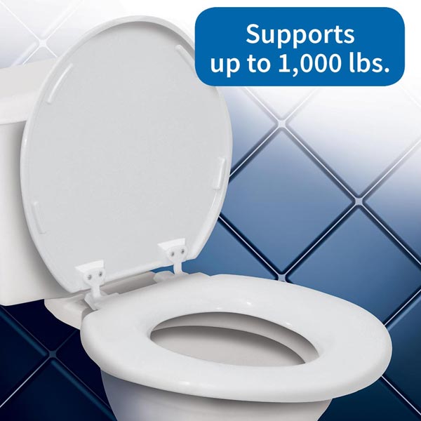 Bariatric Extra Wide Toilet Seat - Supports up to 1,000 lbs.