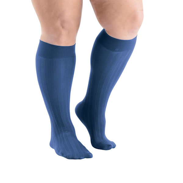 Support Plus&#174; Women's Opaque Closed Toe Wide Calf Trouser Socks - 3 Pack