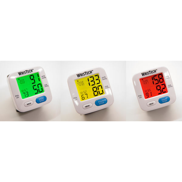 Color-Coded Blood Pressure Monitor