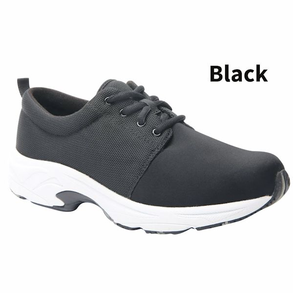 Drew&reg; Excel Lace-up Black Canvas Sneakers