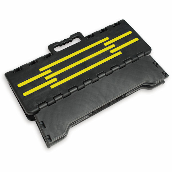 Folding Step with Yellow Tape