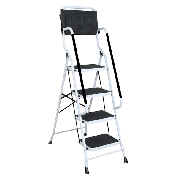 Product image for 4 Step Safety Ladder with Padded Handrails