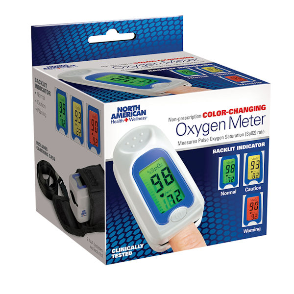 Color-Coded Oxygen Meter