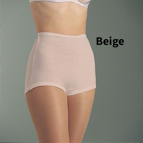 Product image for Cuff Leg Cotton Briefs - 6 Pack Beige