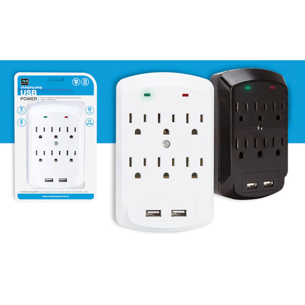 Masterplug Surge-Protected Outlet Expander