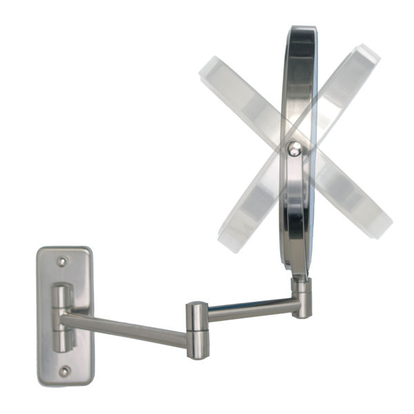 2 Sided Dual Arm Wall Mount Mirror