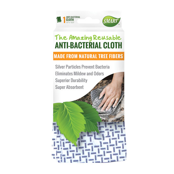 Reusable Anti-Bacterial Cleaning Cloths - Set of 3